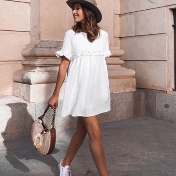 Zara White Romper Dress - Picture 7 of 7
